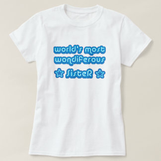 Wereldwijde zuster t-shirt