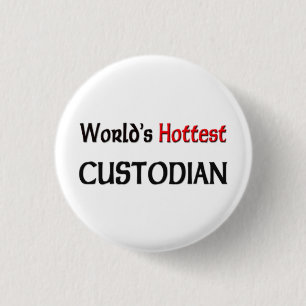 Wereldwijden Hottest Custodian Ronde Button 3,2 Cm
