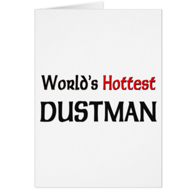 Wereldwijden Hottest man voor vuilnis (Voorkant)