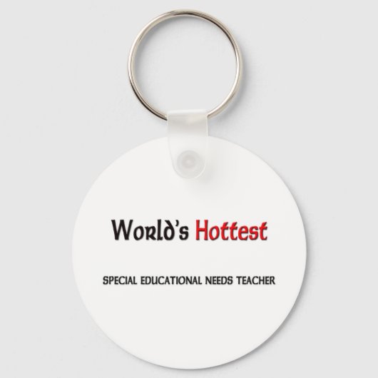 Wereldwijden — Hottest — Speciaal onderwijsbehoeft Sleutelhanger (Voorkant)