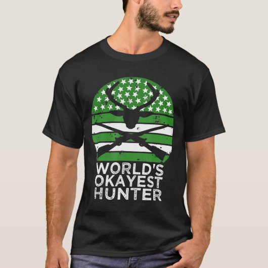 Wereldwijden Okayest Hunter Hunter Hunter- T-shirt (Voorkant)