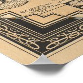 Wereldwonderen - een afbeelding kaart poster (Hoek)