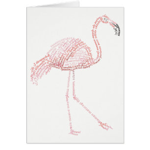 Wereldwoord Flamingo Kaart