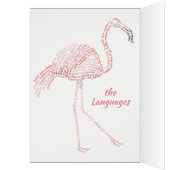 Wereldwoord Flamingo Kaart (Binnen (Links))