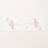 Wereldwoord Flamingo Yoga Mat (Voorkant (horizontaal))