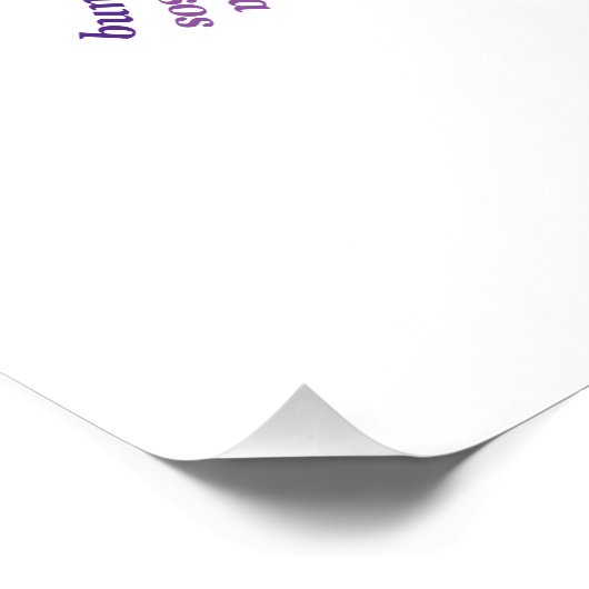 Wereldwoord iris Poster (Hoek)