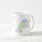 Wereldwoord kolibrie Mok (Voorkant rechts)