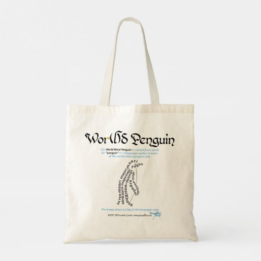 Wereldwoord Pinguïn Tas (Achterkant)