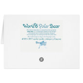 Wereldwoord Polar Beer Kaart (Achterkant Horizontaal)