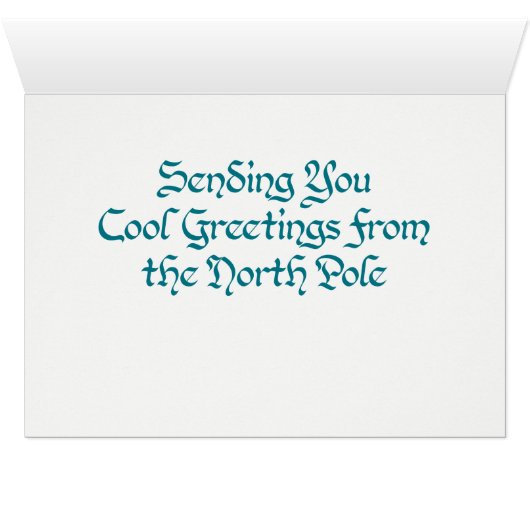 Wereldwoord Polar Beer Kaart (Binnen Horizontaal (Onder))