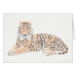 Wereldwoord Tijger Kaart