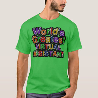 Wereldx27s grootste virtuele assistent t-shirt