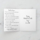 Wereldzeeschildpaddendag is 16 juni kaart (Binnen)