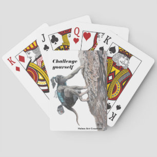Wererat Girl Rock beklimt de uitdaging van spelkaa Pokerkaarten