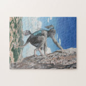 Wererat Girl Rock beklimt Medium Fantasy Puzzle Legpuzzel (Horizontaal)