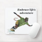 Wererat Snowboard Fantasy Art Muismat (Met muis)