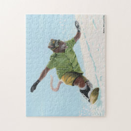 Wererat Snowboarder Fantasy Art Medium Puzzle Legpuzzel