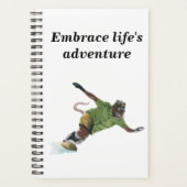 Wererat Snowboarder Sport Fantasy Art Planner (Voorkant)