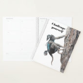 Wererat Woman Rock Climbing Challenge Planner (Display)