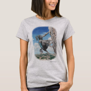 Wererat Woman Rock Climbing Fantasy Art Shirt