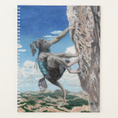 Wererat Woman Rock Climbing Planner (Voorkant)