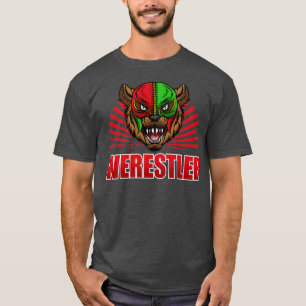 Werestler Halloween Mask Lucha Libre Wrestler We T-shirt
