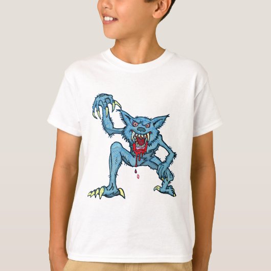 Werewolf-aanval T-shirt (Voorkant)