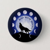 Werewolf badge ronde button 5,7 cm (Voorkant)
