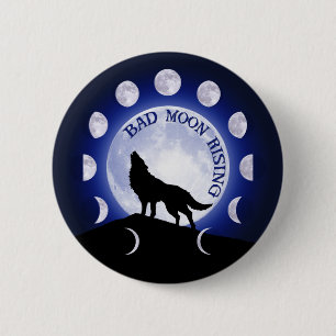 Werewolf badge ronde button 5,7 cm