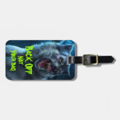 Werewolf-Bagagelabel Bagagelabel (Voorkant horizontaal)