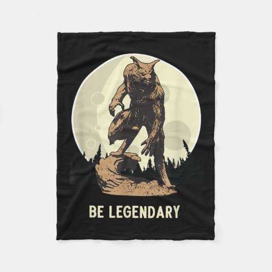 Werewolf Be Legendary Motivational Insrational  Fleece Deken (Voorkant)