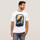 Werewolf Beagle Howl T-shirt (Voorkant volledig)