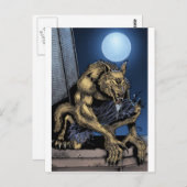 Werewolf Briefkaart (Voorkant / Achterkant)