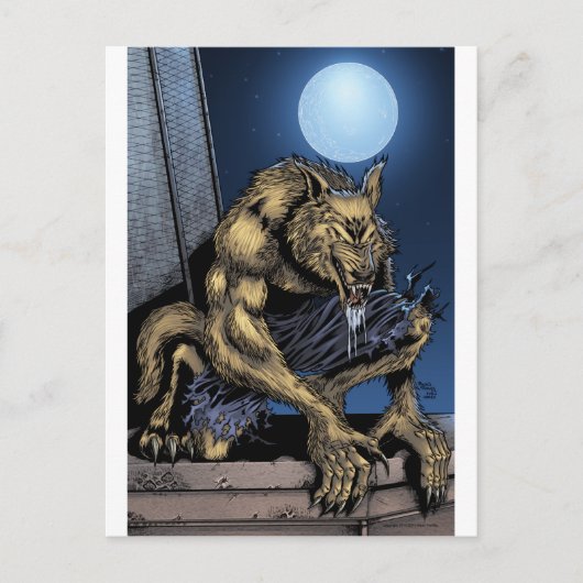 Werewolf Briefkaart (Voorkant)