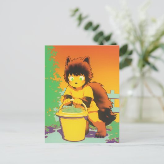 Werewolf Briefkaart (Staand voorkant)