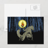 Werewolf Briefkaart (Voorkant / Achterkant)