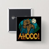 Werewolf-Button Vierkante Button 5,1 Cm (Voorkant /achterkant)