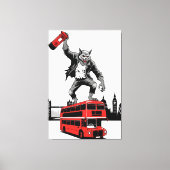 Werewolf canvas for fans of cult movie Werewolves. Afdruk (Voorkant)
