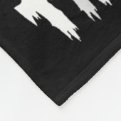 Werewolf_ Daar, Wolf. Grappige Abby Normale Retro Fleece Deken (Hoek)