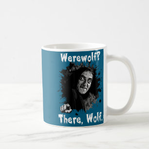 Werewolf_ Daar, Wolf. Grappige Abby Normale Retro Koffiemok