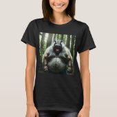 Werewolf die het hele dorp zwart T-shirt aandoet (Voorkant)
