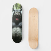 Werewolf die het hele dorpskateboard bedient persoonlijk skateboard (Voorkant)