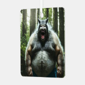 Werewolf die het hele ornament van het dorp-metaal (Voorkant links)