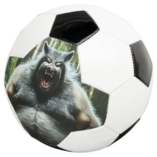 Werewolf die het hele voetbal van het dorp is (Drie kwart)
