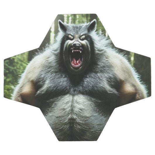 Werewolf die het hele voetbal van het dorp is (Enkel)