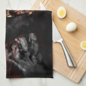 Werewolf die je hart uitsnijdt theedoek (Quarter Fold)