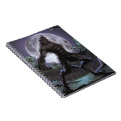 Werewolf die naar de maan vliegt notitieboek (Rechterzijde)