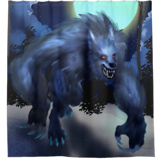 Werewolf Douchegordijn (Voorkant)