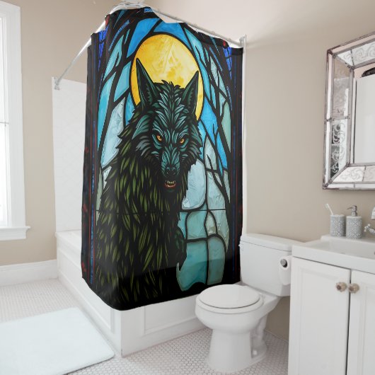 Werewolf Douchegordijn (In situ)