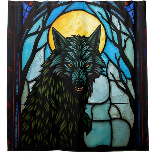 Werewolf Douchegordijn (Voorkant)
